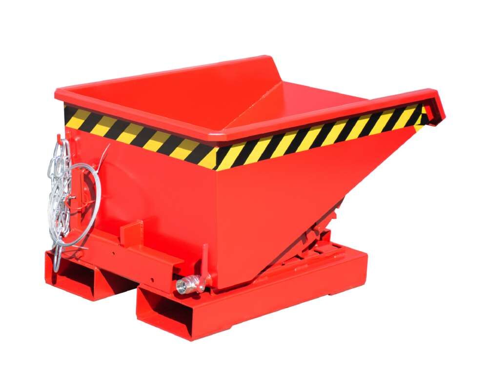 Bauer Mini-Spänebehälter EXPO-E 150 lackiert feuerrot Produktbild Bauer Mini-Spänebehälter EXPO-E 150 lackiert feuerrot