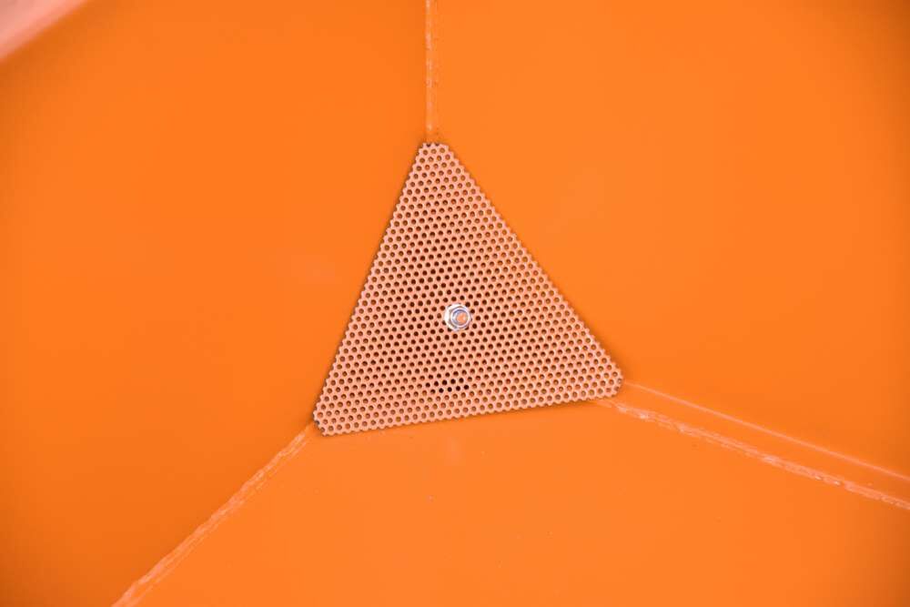 Bauer Mini-Spänebehälter SMGU 460 lackiert gelborange 1280 x 1385 x 450 mm Produktbild Bauer Mini-Spänebehälter SMGU 460 lackiert gelborange 1280 x 1385 x 450 mm bild 2