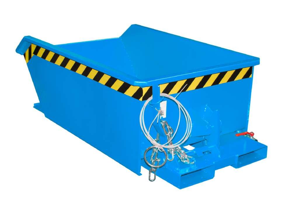 Bauer Mini-Spänebehälter SMGU 270 lackiert lichtblau 780 x 1385 x 450 mm Produktbild Bauer Mini-Spänebehälter SMGU 270 lackiert lichtblau 780 x 1385 x 450 mm