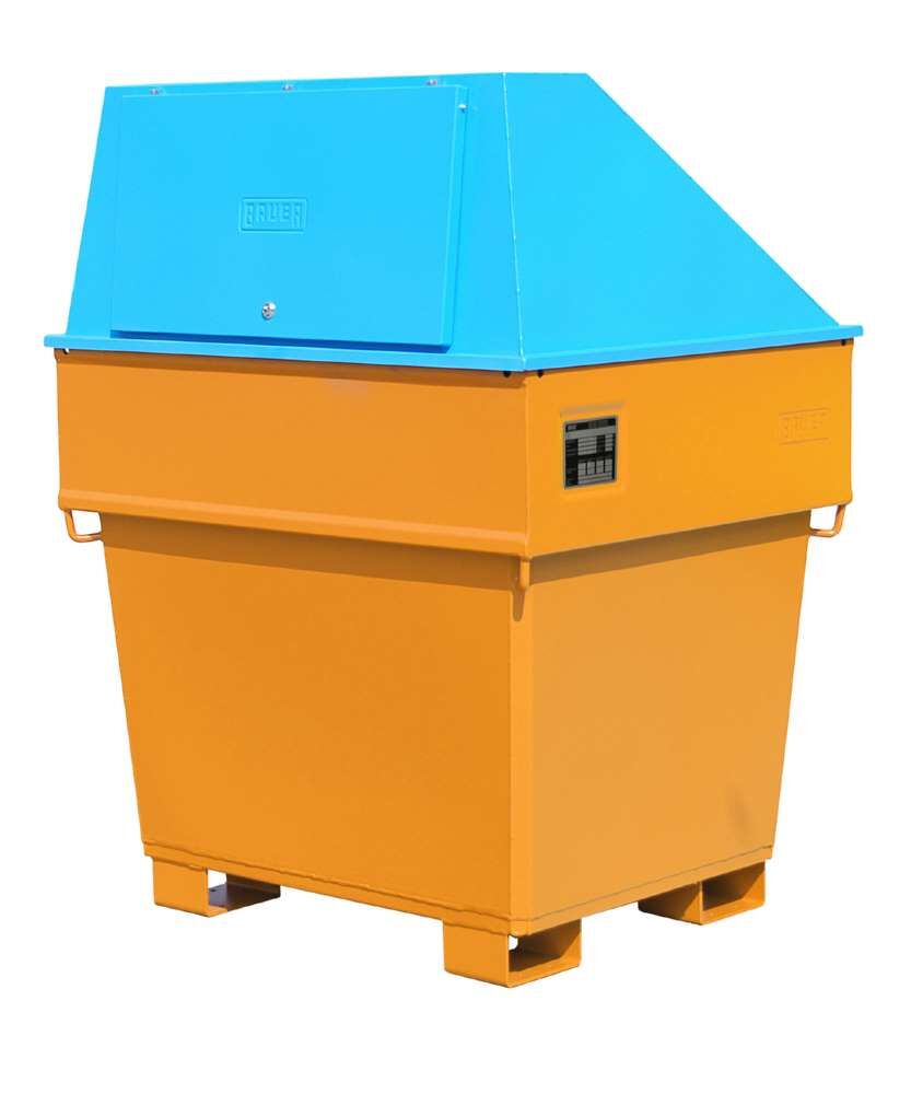 Bauer MobiCont MD 800 lackiert in gelborange 800 Liter Produktbild Bauer MobiCont MD 800 lackiert in gelborange 800 Liter