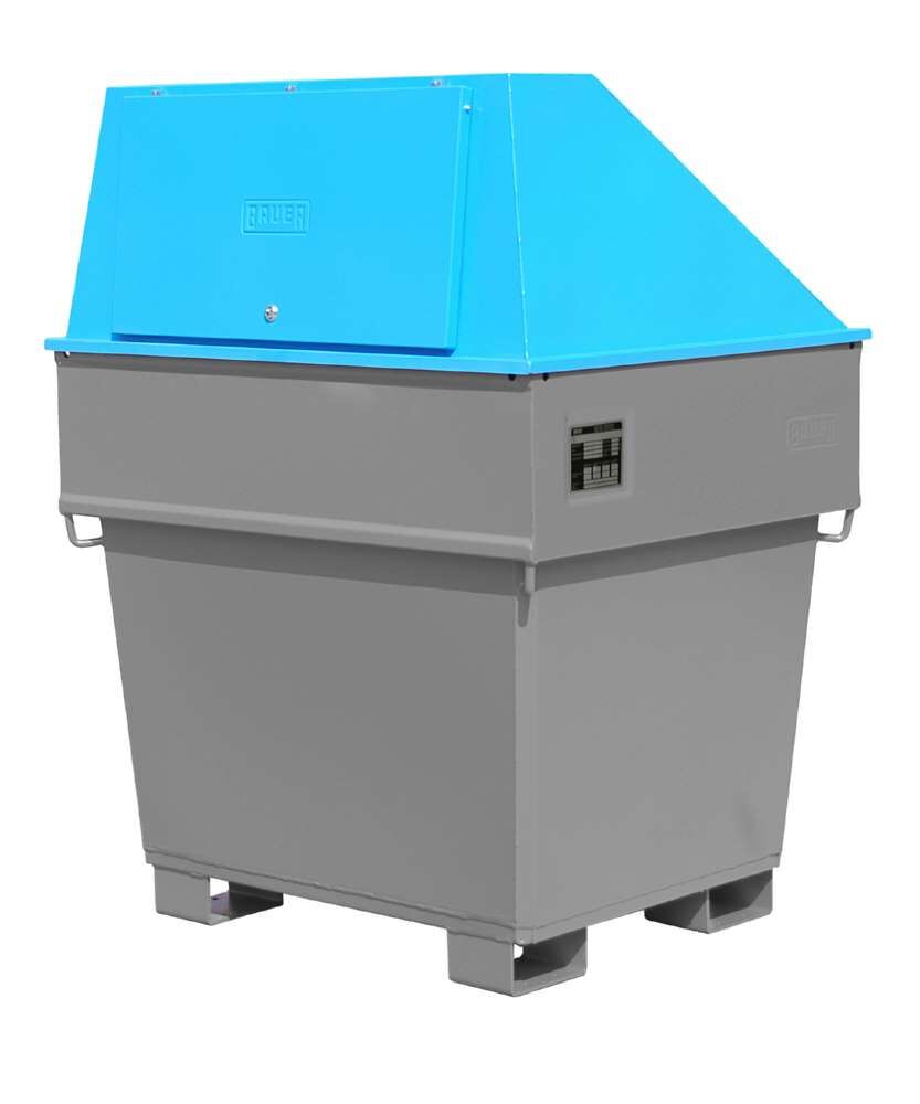 Bauer MobiCont MD 800 lackiert in mausgrau 800 Liter Produktbild Bauer MobiCont MD 800 lackiert in mausgrau 800 Liter