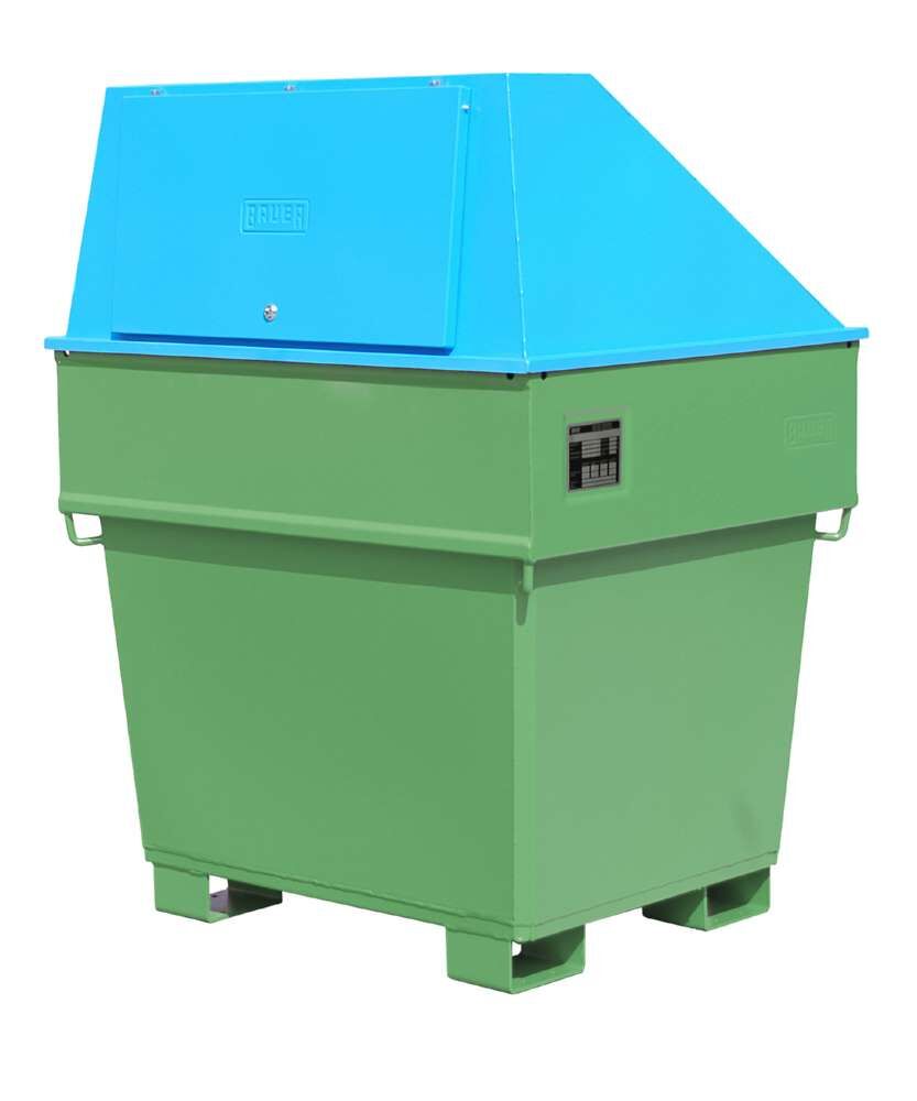 Bauer MobiCont MD 800 lackiert in resedagrün 800 Liter Produktbild Bauer MobiCont MD 800 lackiert in resedagrün 800 Liter