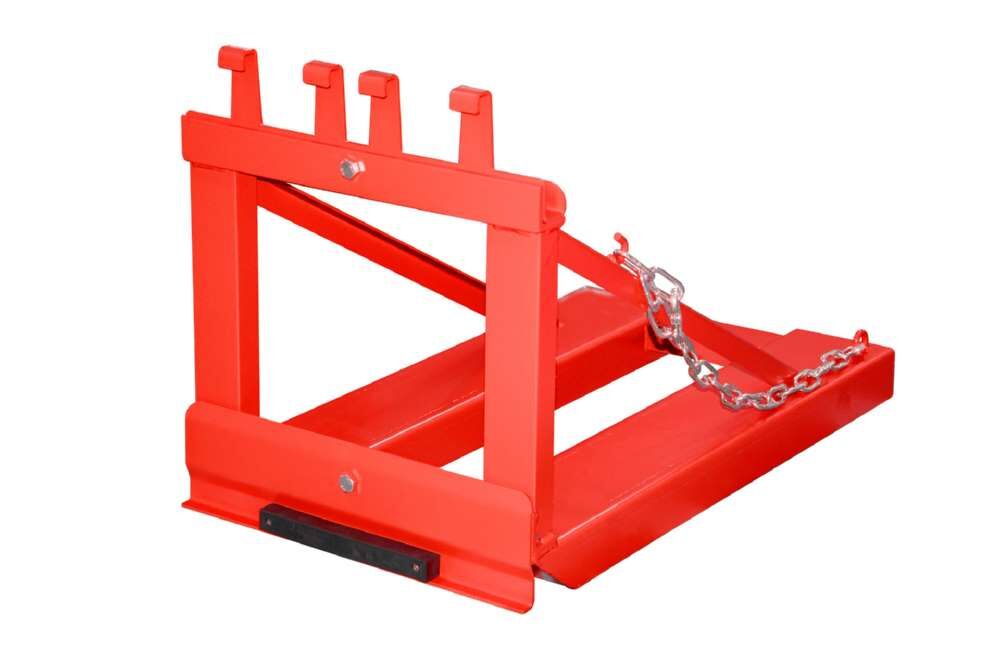 Bauer Mülltonnen-Heber MH-I lackiert feuerrot Produktbild Bauer Mülltonnen-Heber MH-I lackiert feuerrot bild 2