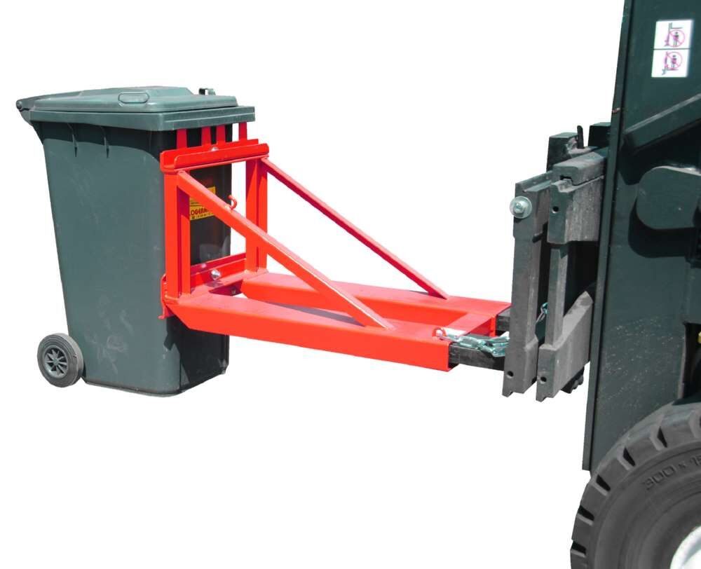 Bauer Mülltonnen-Heber MH-I lackiert feuerrot Produktbild Bauer Mülltonnen-Heber MH-I lackiert feuerrot bild 3