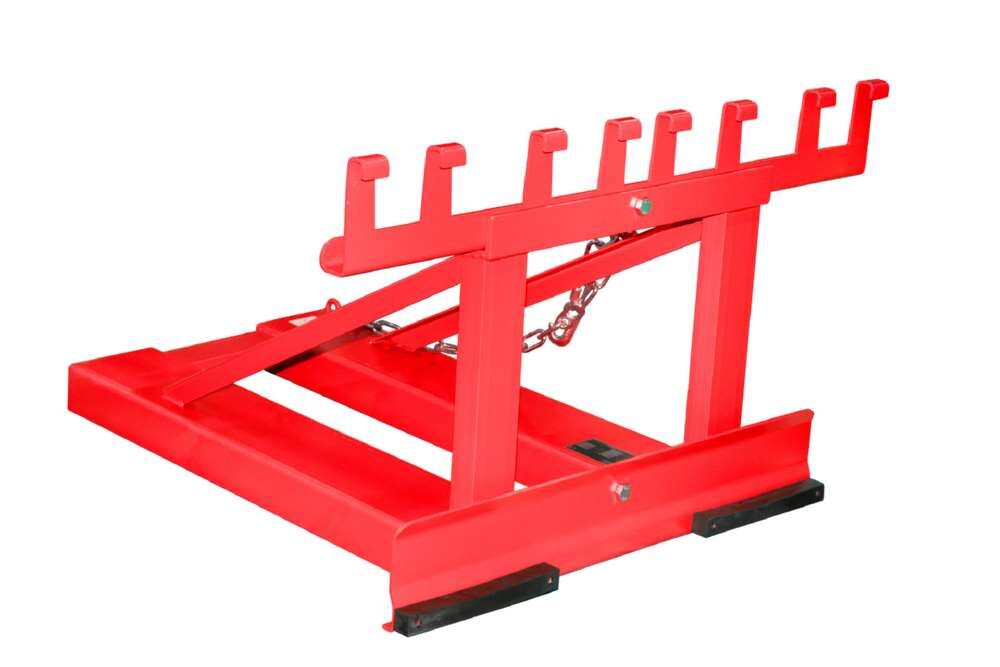 Bauer Mülltonnen-Heber MH-II lackiert feuerrot RAL 3000 Produktbild Bauer Mülltonnen-Heber MH-II lackiert feuerrot RAL 3000 bild 2