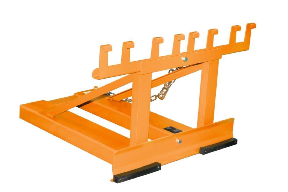 Bauer Mülltonnen-Heber MH-II lackiert gelborange RAL 2000 Produktbild Bauer Mülltonnen-Heber MH-II lackiert gelborange RAL 2000 bild 2