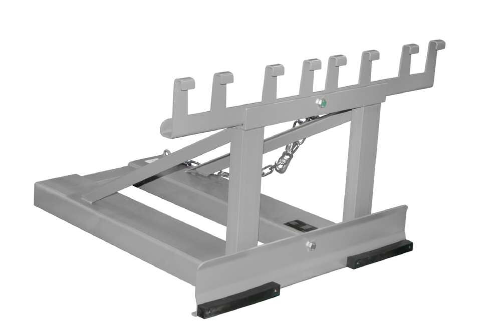 Bauer Mülltonnen-Heber MH-II lackiert mausgrau RAL 7005 Produktbild Bauer Mülltonnen-Heber MH-II lackiert mausgrau RAL 7005 bild 2