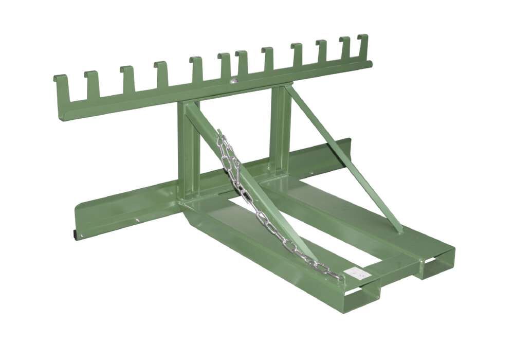 Bauer Mülltonnen-Heber MH-III lackiert resedagrün Breite 1595 mm Produktbild Bauer Mülltonnen-Heber MH-III lackiert resedagrün Breite 1595 mm