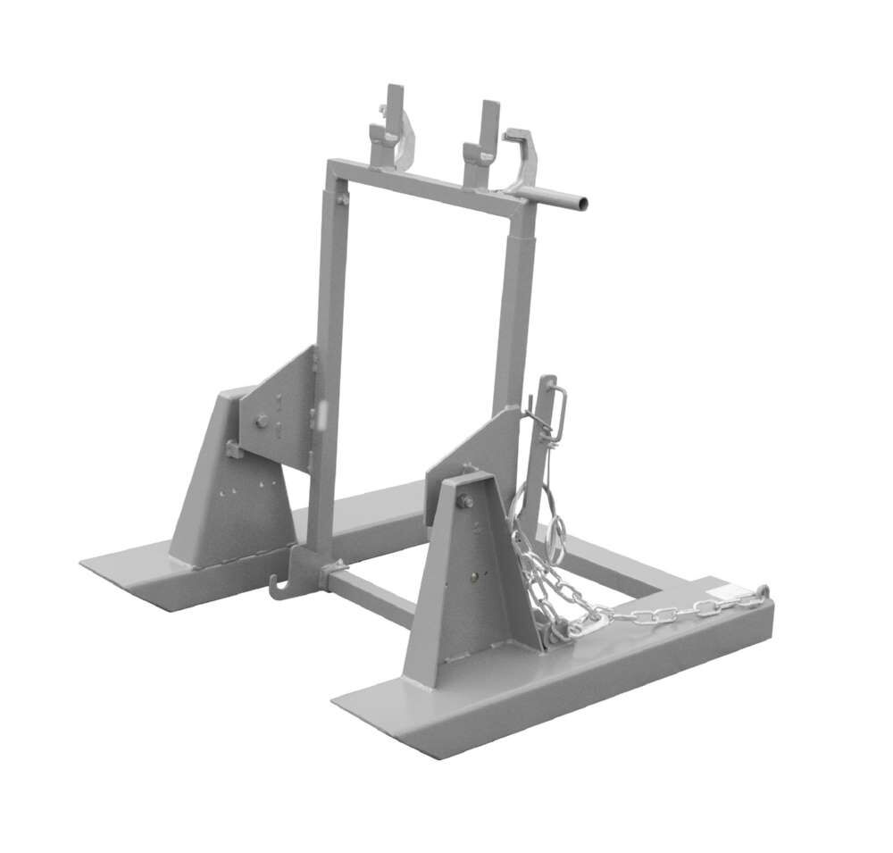 Bauer Mülltonnen-Kipper MK 240 lackiert mausgrau Produktbild Bauer Mülltonnen-Kipper MK 240 lackiert mausgrau