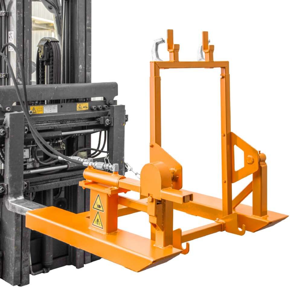 Bauer Mülltonnen-Kipper MK-H 240 lackier gelborange Produktbild Bauer Mülltonnen-Kipper MK-H 240 lackier gelborange bild 2