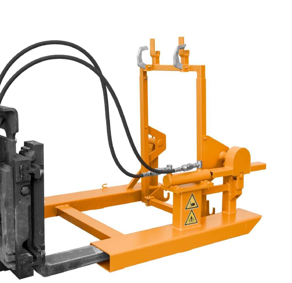 Bauer Mülltonnen-Kipper MK-H 240 lackier gelborange Produktbild Bauer Mülltonnen-Kipper MK-H 240 lackier gelborange