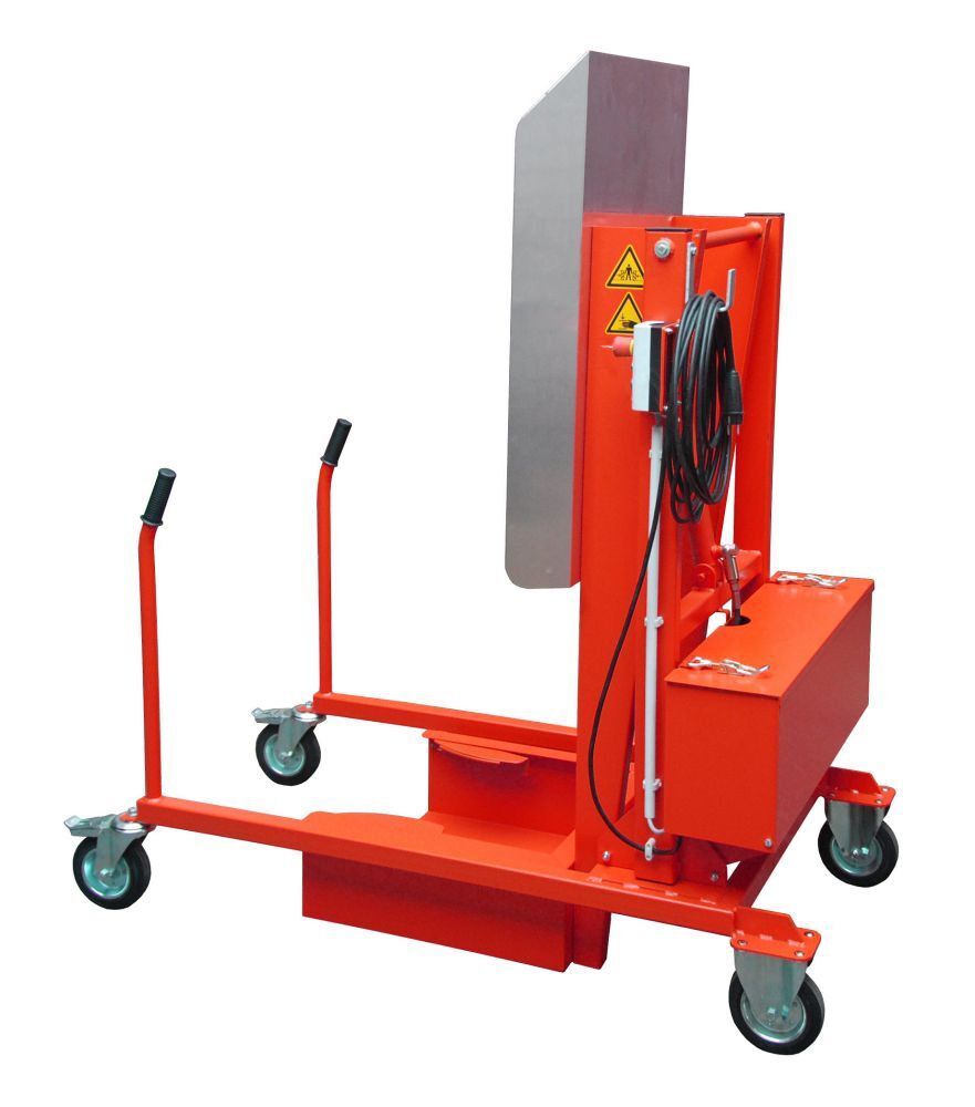 Bauer Mülltonnen Kippstation MKS 230 Volt lackiert in der Farbe Feuerrot Produktbild Bauer Mülltonnen Kippstation MKS 230 Volt lackiert in der Farbe Feuerrot bild 2