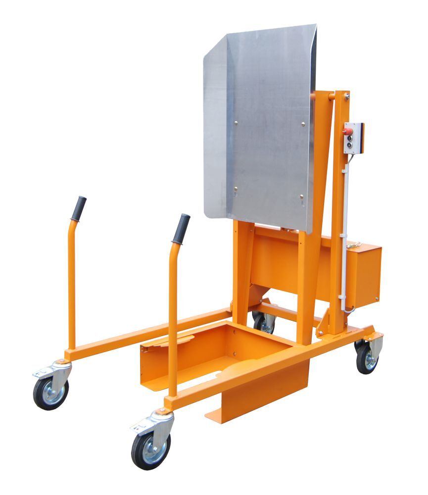 Bauer Mülltonnen Kippstation MKS 12 Volt lackiert in der Farbe Gelborange Produktbild Bauer Mülltonnen Kippstation MKS 12 Volt lackiert in der Farbe Gelborange bild 2