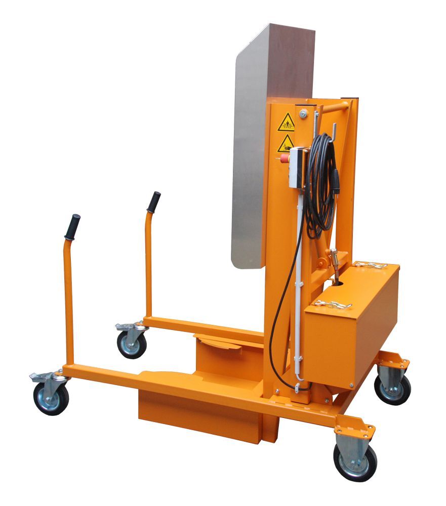 Bauer Mülltonnen Kippstation MKS 230 Volt lackiert in der Farbe Gelborange Produktbild Bauer Mülltonnen Kippstation MKS 230 Volt lackiert in der Farbe Gelborange