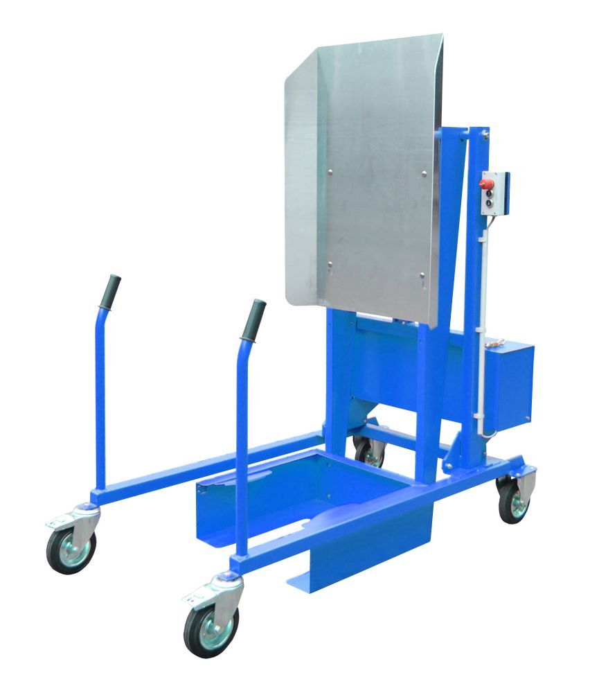 Bauer Mülltonnen Kippstation MKS 12 Volt lackiert in der Farbe Lichtblau Produktbild Bauer Mülltonnen Kippstation MKS 12 Volt lackiert in der Farbe Lichtblau