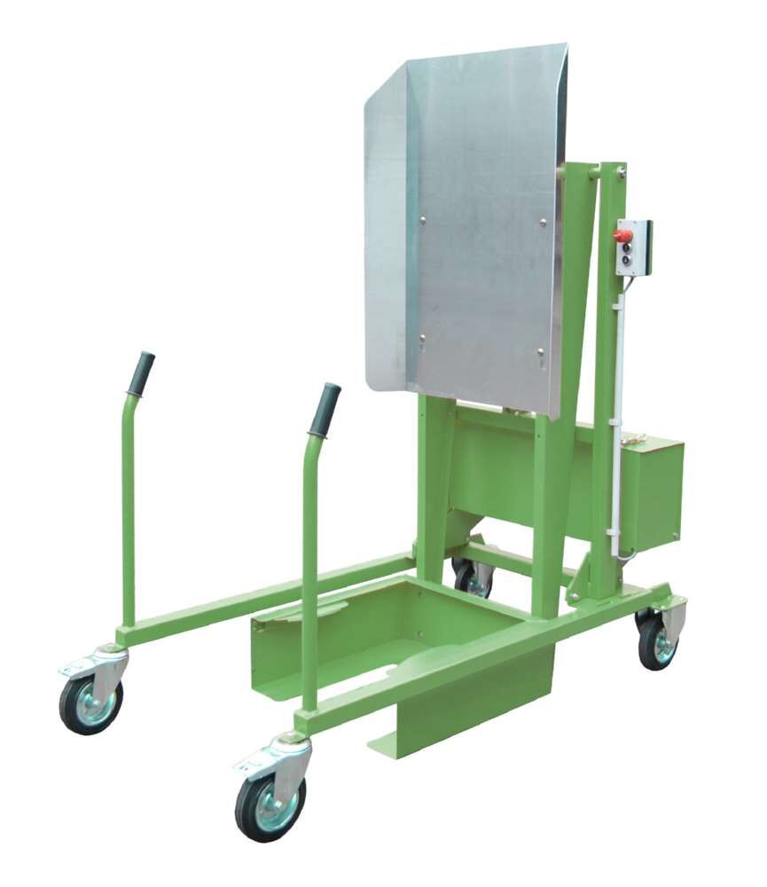 Bauer Mülltonnen-Kippstation MKS-12V lackiert resedagrün Produktbild Bauer Mülltonnen-Kippstation MKS-12V lackiert resedagrün