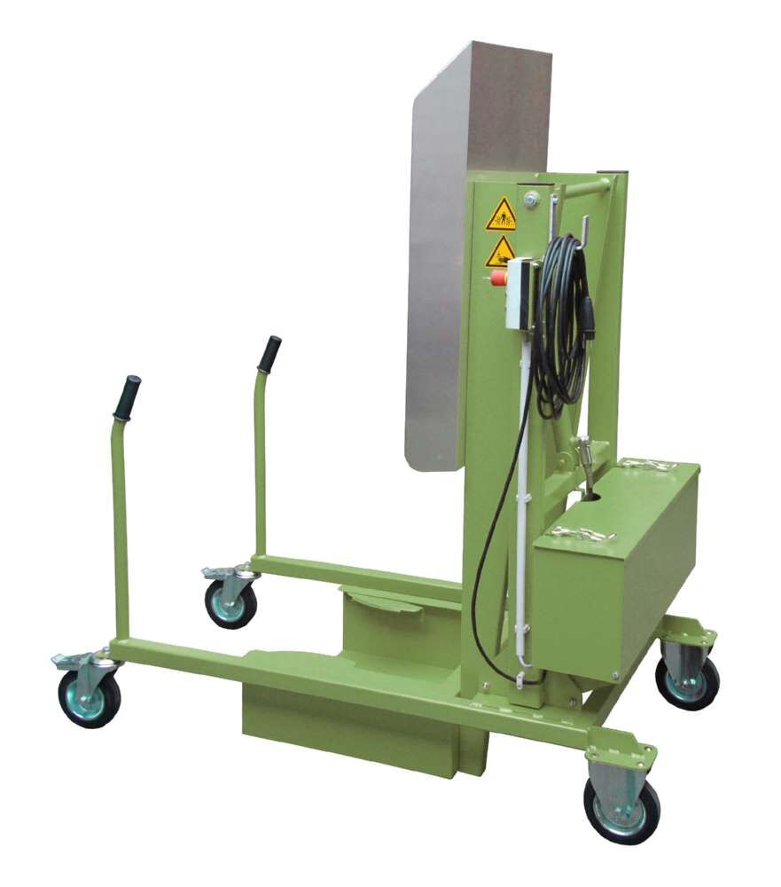 Bauer Mülltonnen-Kippstation MKS-230V lackiert resedagrün Produktbild Bauer Mülltonnen-Kippstation MKS-230V lackiert resedagrün