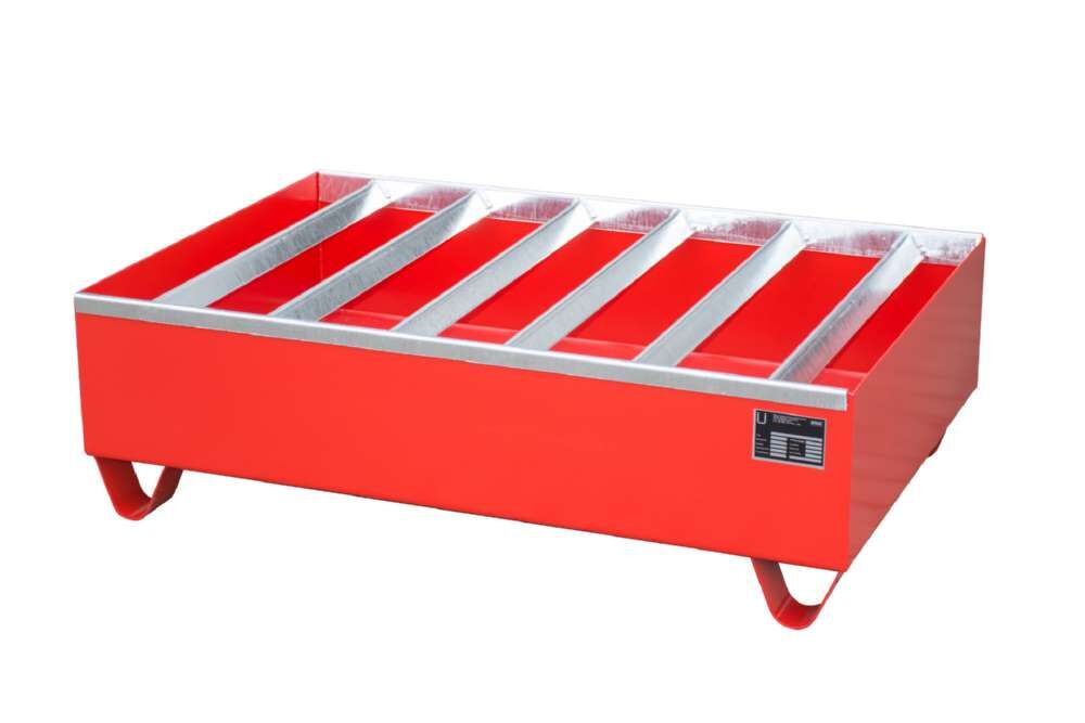 Bauer Profilwanne PW 200 2 1200 x 360 x 800 mm lackiert feuerrot Produktbild Bauer Profilwanne PW 200 2 1200 x 360 x 800 mm lackiert feuerrot