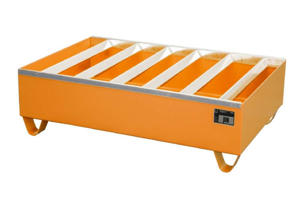 Bauer Profilwanne PW 200 2 1200 x 360 x 800 mm lackiert gelborange Produktbild Bauer Profilwanne PW 200 2 1200 x 360 x 800 mm lackiert gelborange