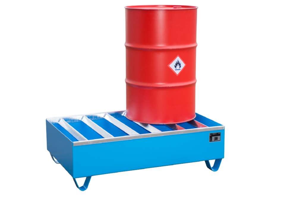 Bauer Profilwanne PW 200 2 1200 x 360 x 800 mm lackiert lichtblau Produktbild Bauer Profilwanne PW 200 2 1200 x 360 x 800 mm lackiert lichtblau bild 2