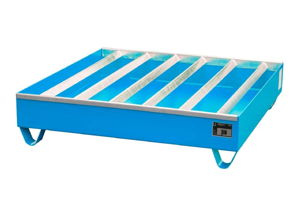 Bauer Profilwanne PW 200 4 1200 x 285 x 1200 mm lackiert lichtblau Produktbild Bauer Profilwanne PW 200 4 1200 x 285 x 1200 mm lackiert lichtblau