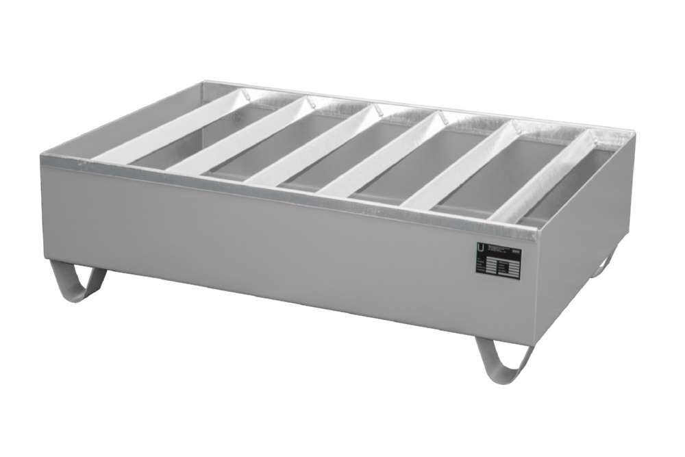 Bauer Profilwanne PW 200 2 1200 x 360 x 800 mm lackiert mausgrau Produktbild Bauer Profilwanne PW 200 2 1200 x 360 x 800 mm lackiert mausgrau