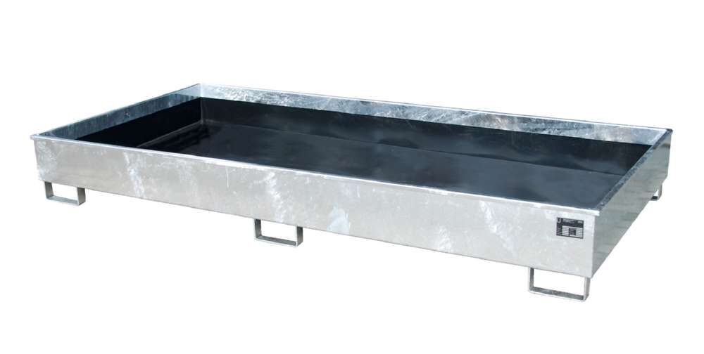 Bauer Regalwanne mit PE Einsatz RW 2700 2 PE feuerverzinkt 2665 x 305 x 1315 mm Produktbild Bauer Regalwanne mit PE Einsatz RW 2700 2 PE feuerverzinkt 2665 x 305 x 1315 mm