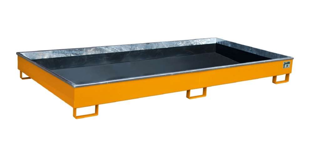 Bauer Regalwanne mit PE Einsatz RW 2700 1 PE gelborange 2665 x 210 x 1315 mm Produktbild Bauer Regalwanne mit PE Einsatz RW 2700 1 PE gelborange 2665 x 210 x 1315 mm