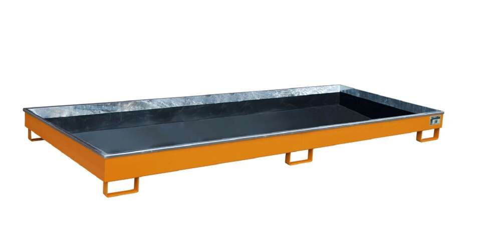 Bauer Regalwanne mit Einsatz RW 3300 1 PE gelborange 3265 x 195 x 1315 mm Produktbild Bauer Regalwanne mit Einsatz RW 3300 1 PE gelborange 3265 x 195 x 1315 mm