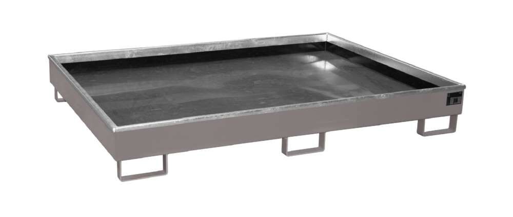 Bauer Regalwanne mit PE Einsatz RW 1800 PE mausgrau 1765 x 255 x 1315 mm Produktbild Bauer Regalwanne mit PE Einsatz RW 1800 PE mausgrau 1765 x 255 x 1315 mm