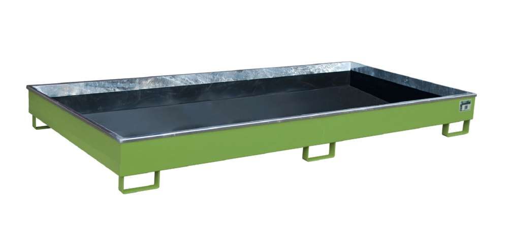 Bauer Regalwanne mit PE Einsatz RW 2700 1 PE resedagrün 2665 x 210 x 1315 mm Produktbild Bauer Regalwanne mit PE Einsatz RW 2700 1 PE resedagrün 2665 x 210 x 1315 mm