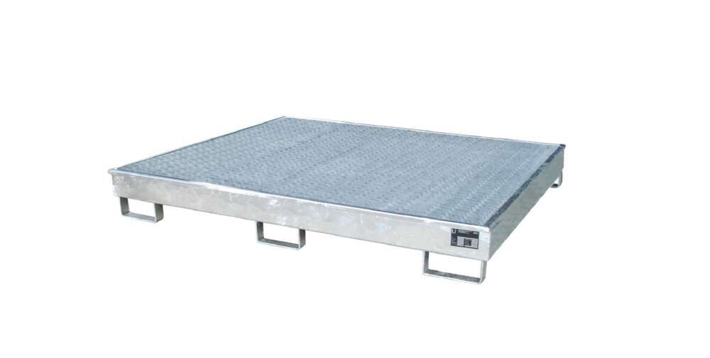 Bauer Regalwanne mit PE Einsatz RW GR 1800 PE feuerverzinkt 1765 x 255 x 1315 mm Produktbild Bauer Regalwanne mit PE Einsatz RW GR 1800 PE feuerverzinkt 1765 x 255 x 1315 mm