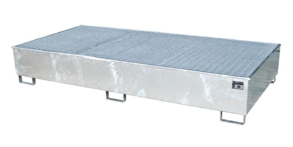 Bauer Regalwanne mit Einsatz RW GR 2700 3 PE feuerverzinkt 2665 x 440 x 1315 mm Produktbild Bauer Regalwanne mit Einsatz RW GR 2700 3 PE feuerverzinkt 2665 x 440 x 1315 mm