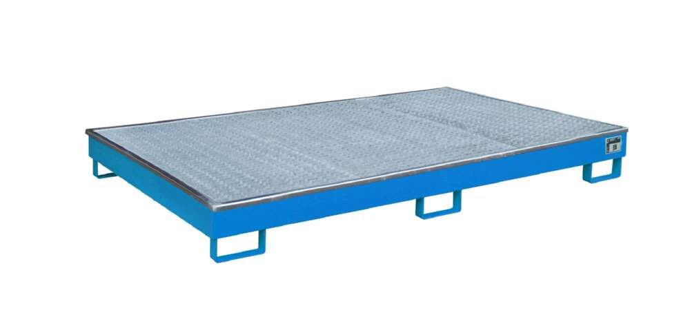 Bauer Regalwanne mit Einsatz RW GR 2200 1 PE lichtblau 2165 x 230 x 1315 mm Produktbild Bauer Regalwanne mit Einsatz RW GR 2200 1 PE lichtblau 2165 x 230 x 1315 mm