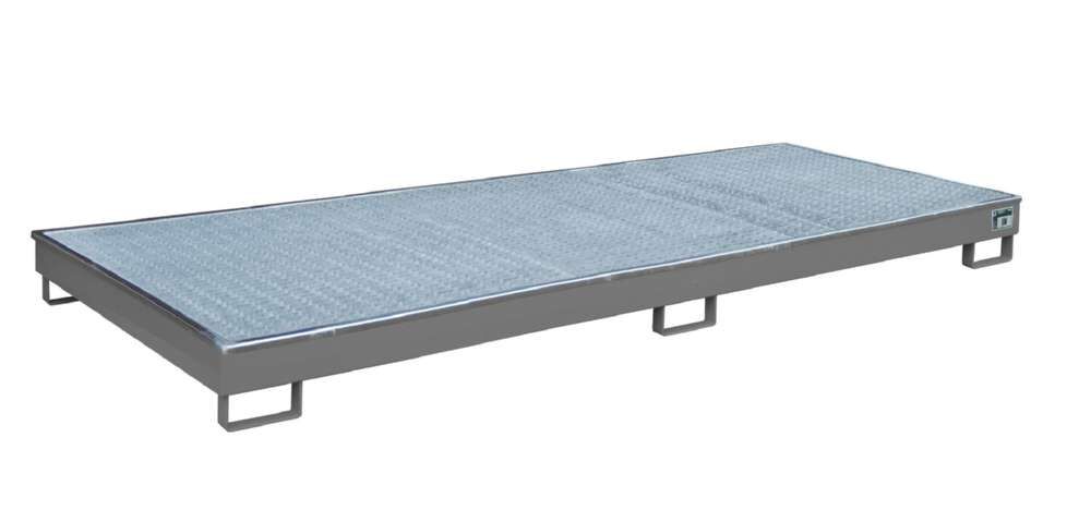 Bauer Regalwanne mit Einsatz RW GR 3300 1 PE mausgrau 3265 x 195 x 1315 mm Produktbild Bauer Regalwanne mit Einsatz RW GR 3300 1 PE mausgrau 3265 x 195 x 1315 mm