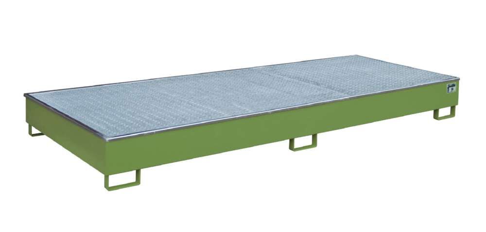 Bauer Regalwanne mit Einsatz RW GR 3300 2 PE resedagrün Produktbild Bauer Regalwanne mit Einsatz RW GR 3300 2 PE resedagrün