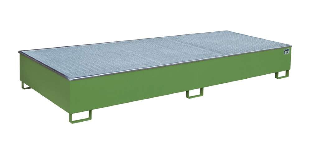 Bauer Regalwanne mit Einsatz RW GR 3300 3 PE resedagrün Produktbild Bauer Regalwanne mit Einsatz RW GR 3300 3 PE resedagrün