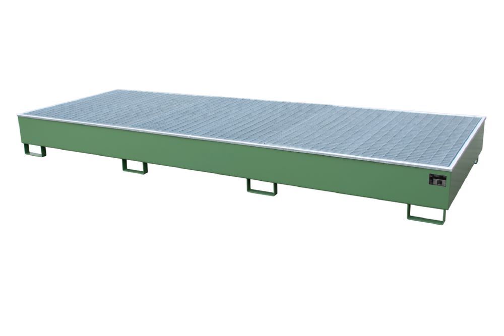 Produktbild Regalwanne mit PE-Einsatz RW-GR 3600-3 PE, lackiert, Resedagrün bild 3