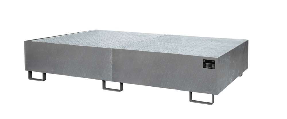 Bauer Regalwanne RW GR 2700 2 feuerverzinkt 2650 x 300 x 1300 mm Produktbild Bauer Regalwanne RW GR 2700 2 feuerverzinkt 2650 x 300 x 1300 mm