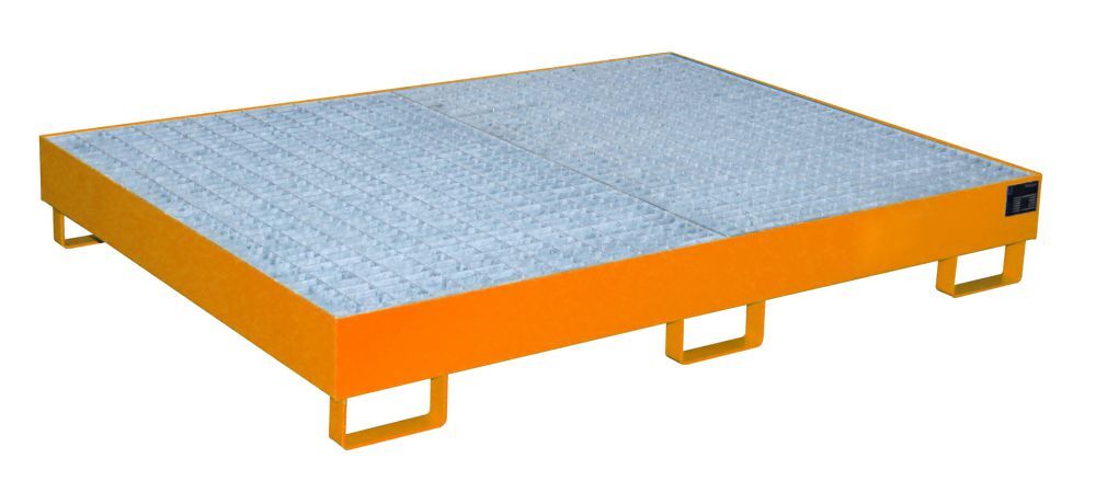 Bauer Regalwanne RW GR 1800 lackiert Gelborange Produktbild Bauer Regalwanne RW GR 1800 lackiert Gelborange