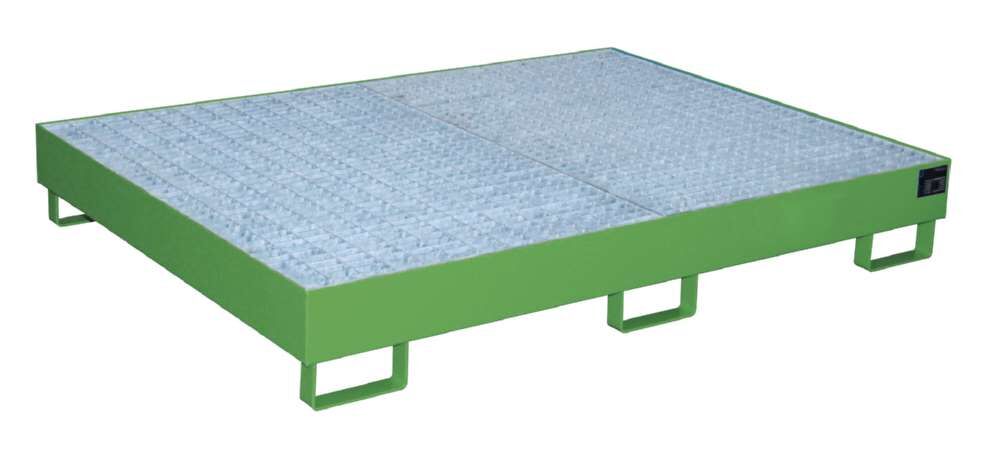 Bauer Regalwanne RW GR 1800 resedagrün 1750 x 250 x 1300 mm Produktbild Bauer Regalwanne RW GR 1800 resedagrün 1750 x 250 x 1300 mm