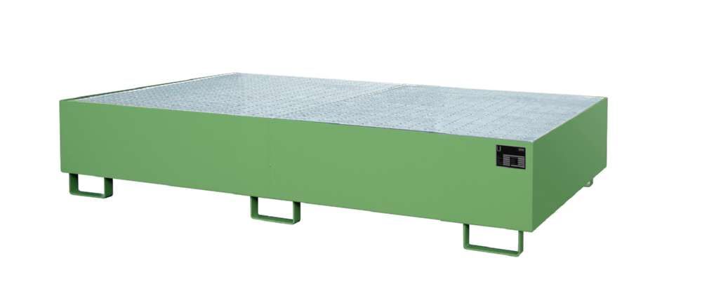 Bauer Regalwanne RW GR 2700 2 resedagrün 2650 x 300 x 1300 mm Produktbild Bauer Regalwanne RW GR 2700 2 resedagrün 2650 x 300 x 1300 mm