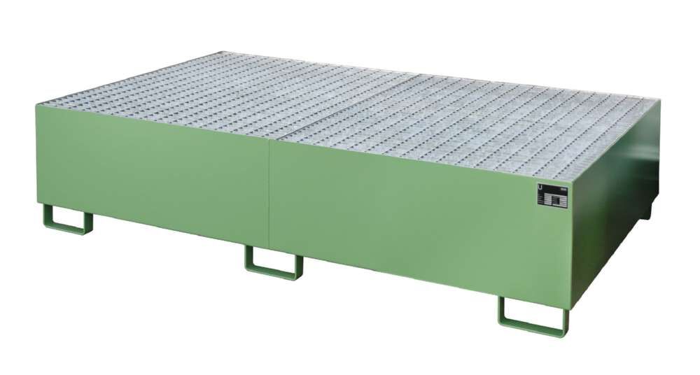 Bauer Regalwanne RW GR 2200 2 resedagrün 2150 x 505 x 1300 mm Produktbild Bauer Regalwanne RW GR 2200 2 resedagrün 2150 x 505 x 1300 mm