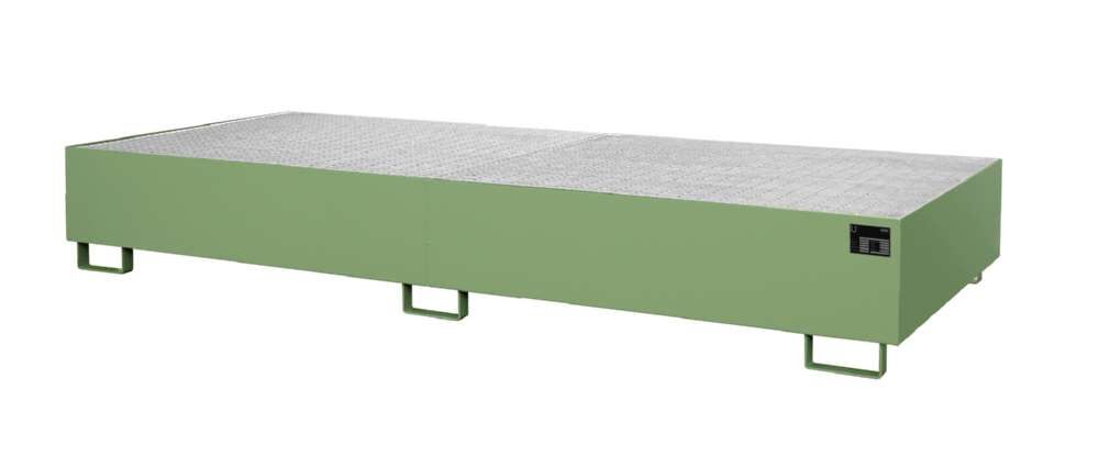 Bauer Regalwanne RW GR 3300 2 resedagrün 3250 x 265 x 1300 mm Produktbild Bauer Regalwanne RW GR 3300 2 resedagrün 3250 x 265 x 1300 mm