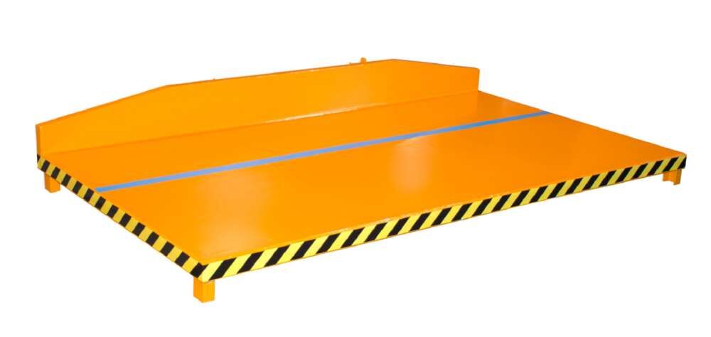 Bauer Restgitter Palette RGP-1 lackiert gelborange Kippen in jeder Höhe Produktbild Bauer Restgitter Palette RGP-1 lackiert gelborange Kippen in jeder Höhe