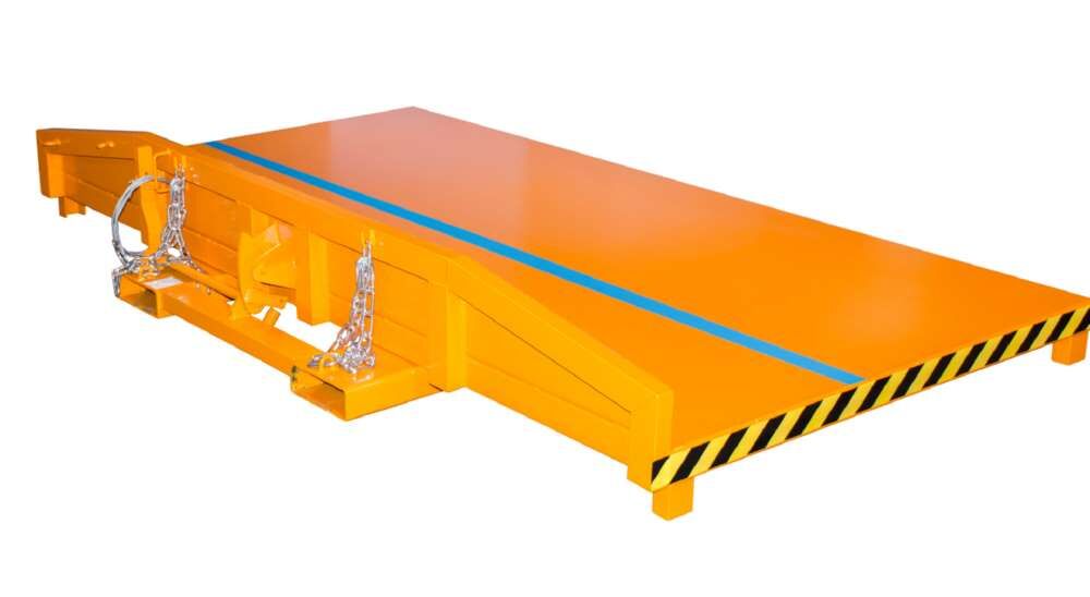 Bauer Restgitter Palette RGP-1 lackiert gelborange Kippen in jeder Höhe Produktbild Bauer Restgitter Palette RGP-1 lackiert gelborange Kippen in jeder Höhe bild 2