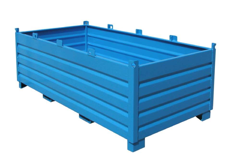 Bauer Sammelbehälter System SBS 2000 lichtblau 2400 x 850 x 1200 mm Produktbild Bauer Sammelbehälter System SBS 2000 lichtblau 2400 x 850 x 1200 mm
