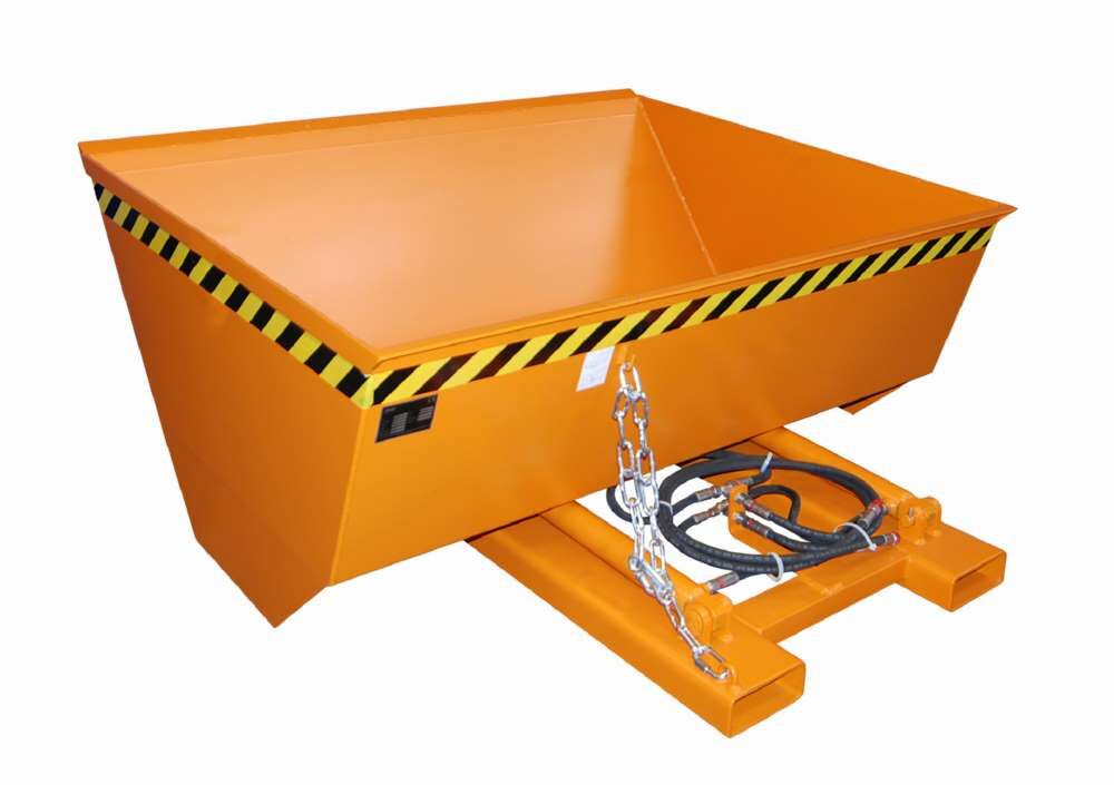 Bauer Schaufel HVR 75 Tragfähigkeit bis 1600 kg lackiert gelborange Produktbild Bauer Schaufel HVR 75 Tragfähigkeit bis 1600 kg lackiert gelborange