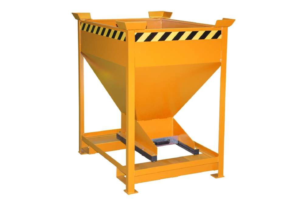 Bauer Silobehälter SG-D 375 lackiert gelborange Entleerung von Schüttgütern Produktbild Bauer Silobehälter SG-D 375 lackiert gelborange Entleerung von Schüttgütern
