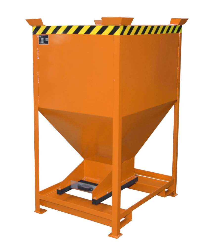 Bauer Silobehälter SG-D 600 lackiert gelborange Entleerung von Schüttgütern Produktbild Bauer Silobehälter SG-D 600 lackiert gelborange Entleerung von Schüttgütern